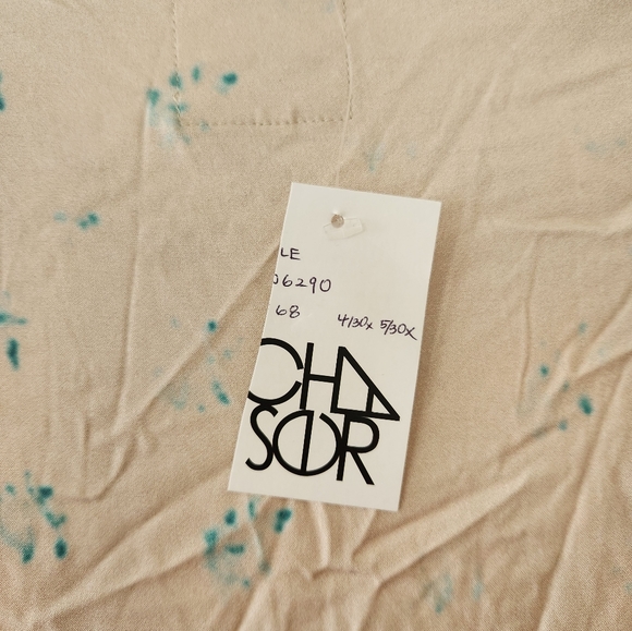 NWT Chaser Surplice Tie Waist Tie-dye Flare Sleeve Romper FLAW - Picture 7 of 7